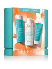 Moroccanoil Moisture Repair Shampoo and Conditioner Haircare Gift Set with a FREE Restorative Mask 75ml Worth £54 - Image 1 of 5