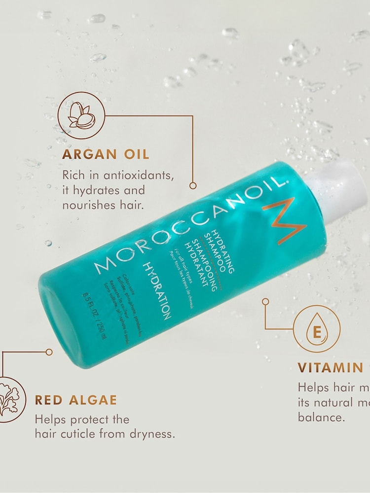 Moroccanoil Hydrating Shampoo and Conditioner Haircare Gift Set with a Free Intense Hydrating Mask 75ml Worth £52 - Image 2 of 5