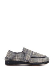 Pavers Grey Touch Fasten Slippers - Image 1 of 5