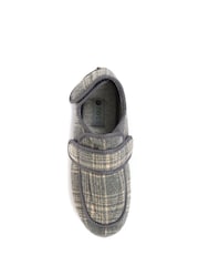Pavers Grey Touch Fasten Slippers - Image 4 of 5