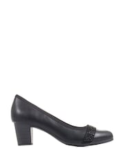 Schwarz - Pavers Pumps mit Blockabsatz - Bild 1 von 5