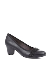 Schwarz - Pavers Pumps mit Blockabsatz - Bild 2 von 5