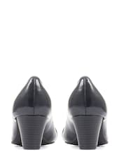 Blau - Pavers Pumps mit Blockabsatz - Bild 2 von 5