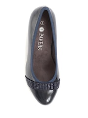 Blau - Pavers Pumps mit Blockabsatz - Bild 4 von 5