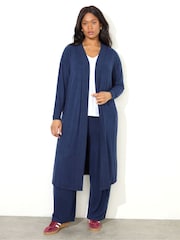 Live Unlimited Blue Supersoft Maxi Cardigan - Image 1 of 4