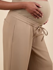 JoJo Maman Bébé Natural Wide Leg Maternity Trousers - Image 10 of 10