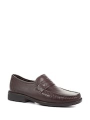 Pavers Red Leather Loafers - Image 2 of 5