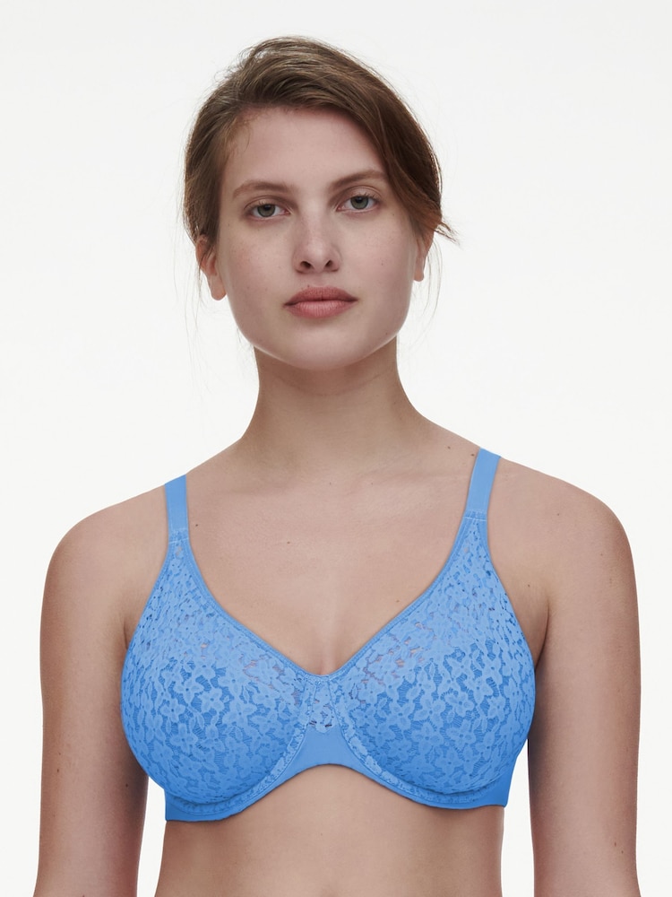 Sujetador azul con aros y diseño floral de tacto suave Norah de Chantelle - Imagen 2 de 5 Sujetador azul con aros y diseño floral de tacto suave Norah de Chantelle - Imagen 2 de 5