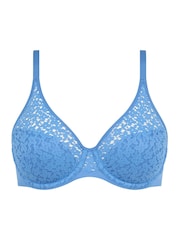 Sujetador azul con aros y diseño floral de tacto suave Norah de Chantelle - Imagen 5 de 5