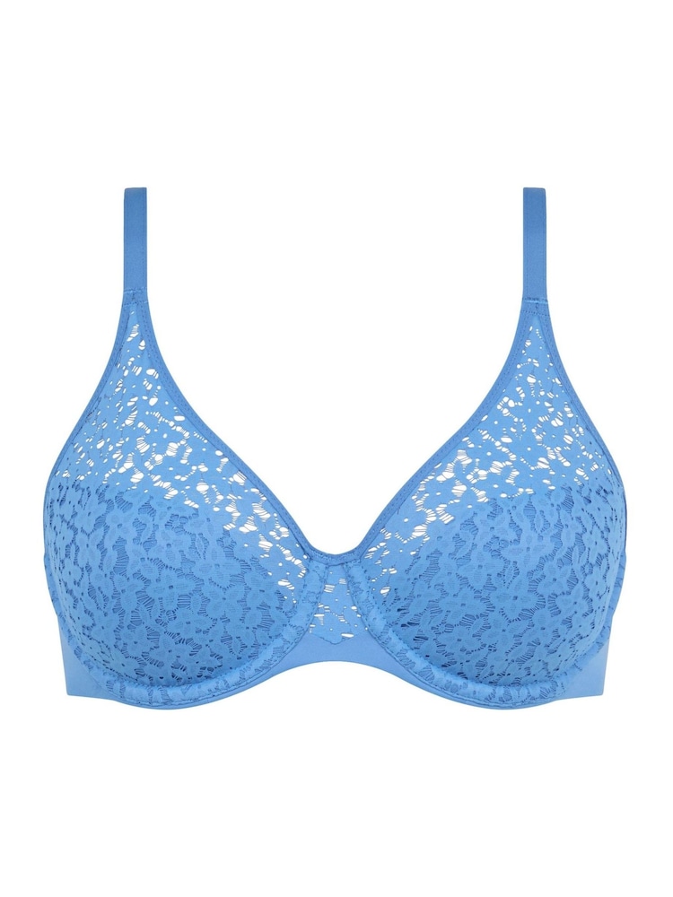 Sujetador azul con aros y diseño floral de tacto suave Norah de Chantelle - Imagen 5 de 5 Sujetador azul con aros y diseño floral de tacto suave Norah de Chantelle - Imagen 5 de 5