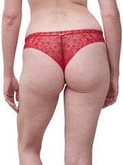 Chantelle Red Day To Night Lace Tanga Briefs - Image 2 of 3