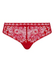 Chantelle Red Day To Night Lace Tanga Briefs - Image 3 of 3