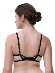 Chantelle Lush Daisy Full cup Underwired Black Bra - Imagen 3 de 4