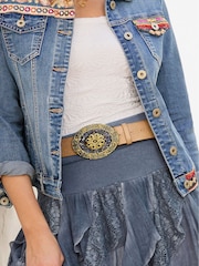 Joe Browns Intricate Embossed Belt - Image 3 of 5