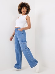 Joe Browns Alto-Waisted Denim Cargo Trousers - Imagen 2 de 5