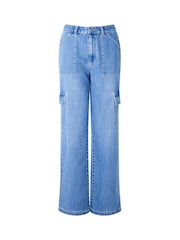 Joe Browns Alto-Waisted Denim Cargo Trousers - Imagen 5 de 5