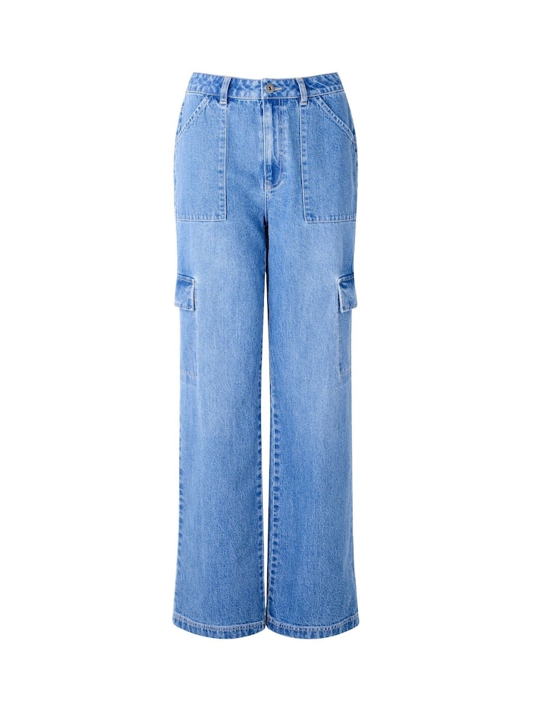 Joe Browns Alto-Waisted Denim Cargo Trousers - Imagen 5 de 5 Joe Browns Alto-Waisted Denim Cargo Trousers - Imagen 5 de 5