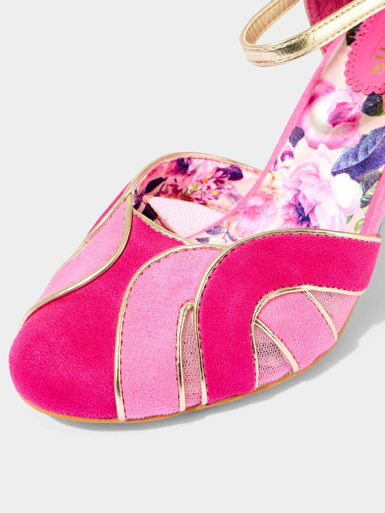 Buty na obcasie Joe Browns Art Deco z paskiem wokół kostki - Image 4 of 5