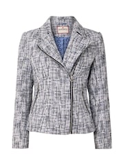 Joe Browns Biker Tweed Assimétrica Jacket - Imagem 5 de 5