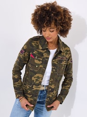 Куртка с камуфляжным принтом и вышивкой Joe Browns Boutique - Image 1 of 7