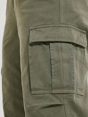 Joe Browns Green Relaxed Fit Cargo 100% Cotton Joggers - Image 4 of 4