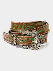 Joe Browns Brown Laser Detail Western Belt - Image 2 of 5