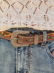 Joe Browns Brown Laser Detail Western Belt - Image 5 of 5