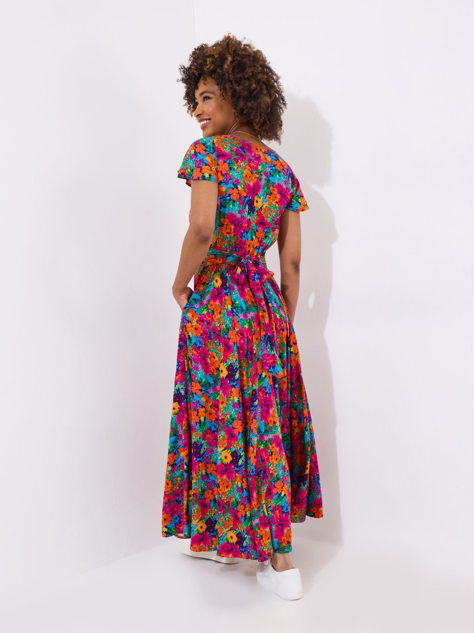 Buy Joe Browns Red Lace Panel Shirred Maxi Dress from Next USA