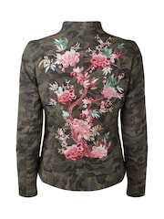 Куртка с камуфляжным принтом и цветочным принтом Joe Browns Boutique - Image 8 of 8