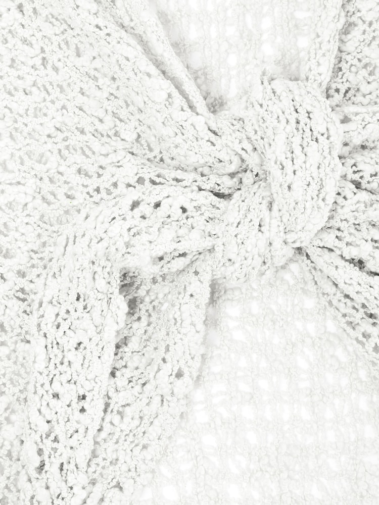 Joe Browns White Lightweight Popcorn Knit 3/4 Cardigan - Image 3 of 3 Joe Browns White Lightweight Popcorn Knit 3/4 Cardigan - Image 3 of 3