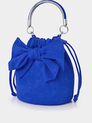 Joe Browns Blue Bow Detail Grab Bag - Image 3 of 6