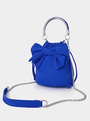 Joe Browns Blue Bow Detail Grab Bag - Image 5 of 6