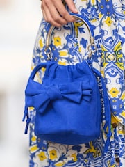 Joe Browns Blue Bow Detail Grab Bag - Image 6 of 6