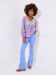 Joe Browns Top à pompon Fleuri brodé - Image 1 of 5