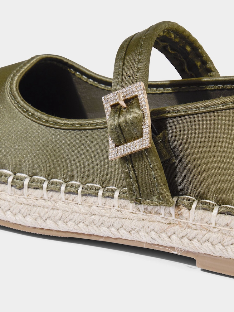 Joe Browns Buckled Satin Espadrille Shoes - Image 4 of 4