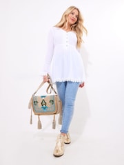 Joe Browns Lace Trim Embroidered Tunic - Imagen 3 de 5