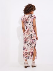 Joe Browns Pink Rose Split Hem Maxi Dress - Image 4 of 5