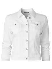 Joe Browns White Boutique Embellished Wing Denim Jacket - Image 7 of 8