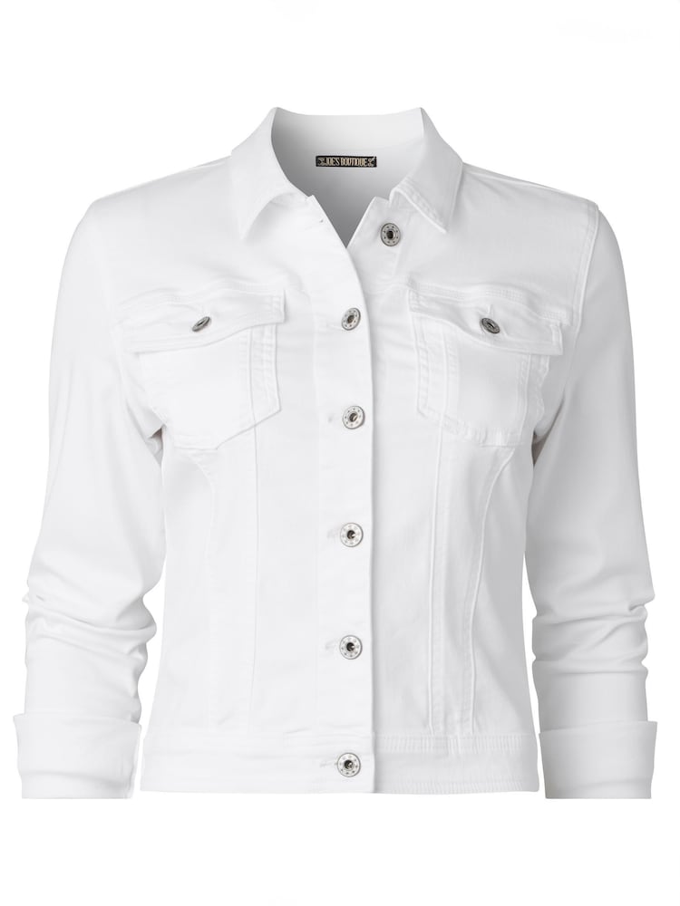 Joe Browns White Boutique Embellished Wing Denim Jacket - Image 7 of 8