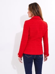 Joe Browns Red Smart Double Breasted Jacket - Image 4 of 7