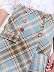 Joe Browns Blue Checked A-Line  Mini Skirt - Image 5 of 7