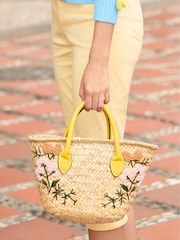 Joe Browns Floral Embroidered Basket Bag - Imagen 4 de 5