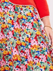 Joe Browns Red Lightweight Spring Floral Maxi Skirt - Image 5 of 6