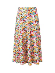 Joe Browns Red Lightweight Spring Floral Maxi Skirt - Image 6 of 6