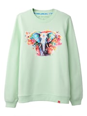 Joe Browns Elephant Graphic 100% Cotton Sweatshirt - صورة 5 من 5