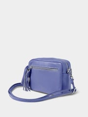 Joe Browns Purple Mini Leather Cross-Body Bag - Image 2 of 3