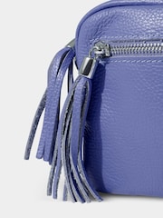 Joe Browns Purple Mini Leather Cross-Body Bag - Image 3 of 3