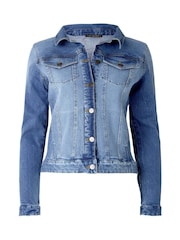 Joe Browns Blue Limited Edition Bird Appliqué Denim Jacket - Image 6 of 6
