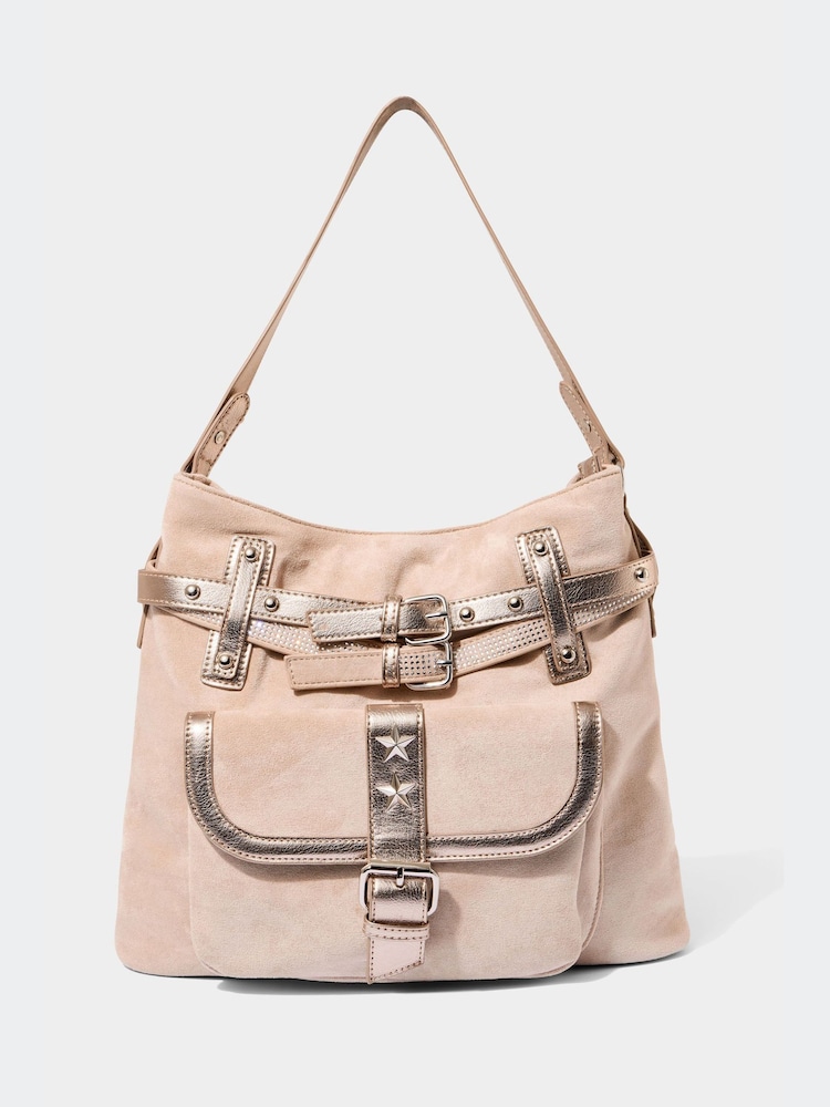 Bolso holgado con hebillas, tachuelas y estrellas de Joe Browns - Imagen 1 de 3