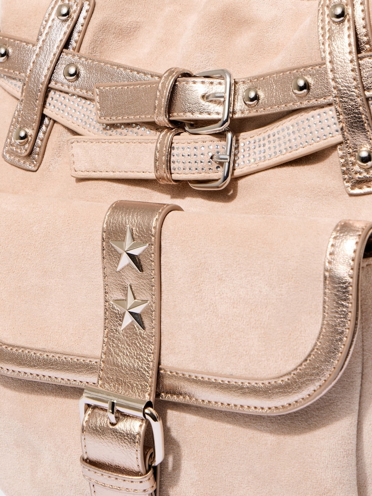 Bolso holgado con hebillas, tachuelas y estrellas de Joe Browns - Imagen 3 de 3